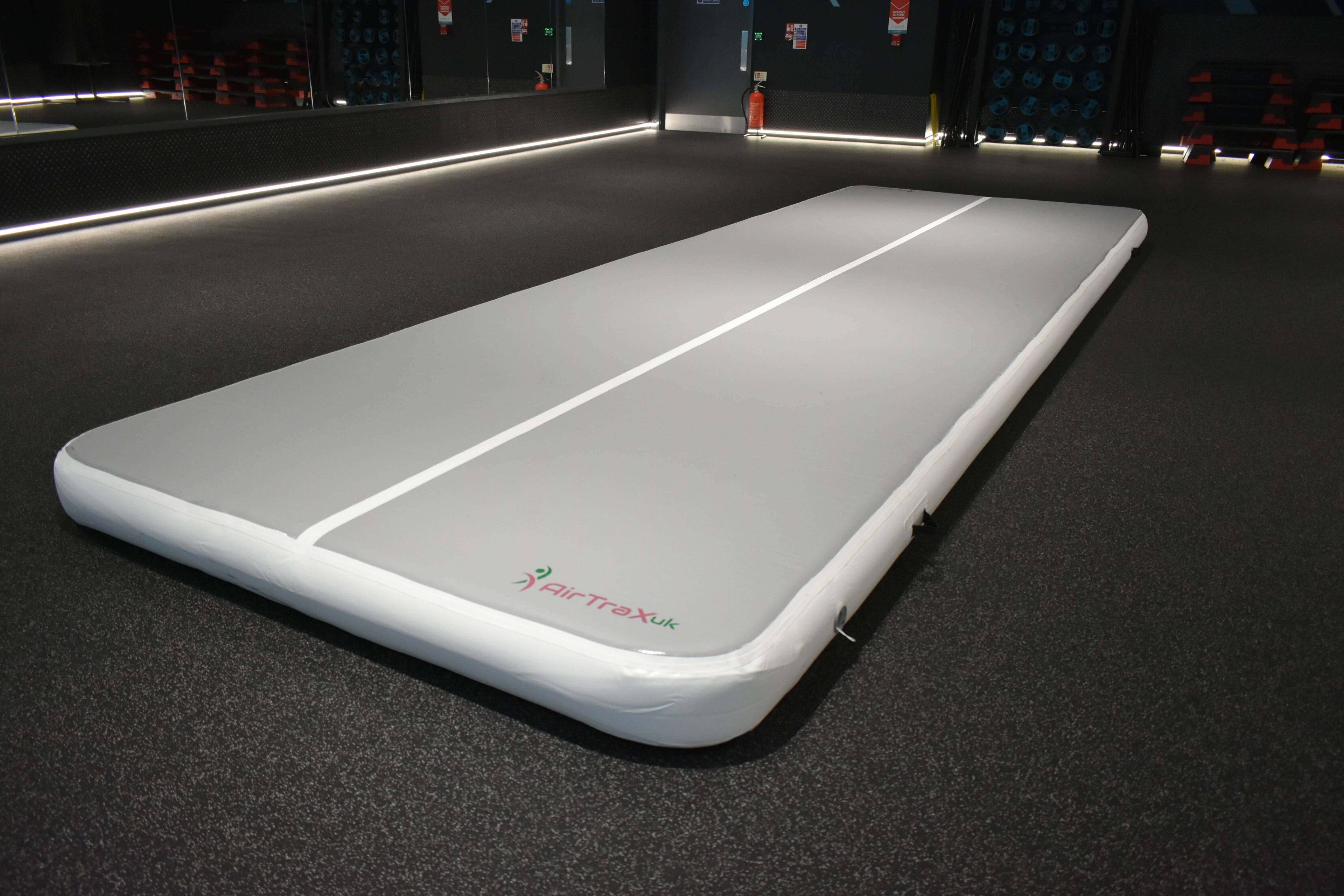 AirTraX Pro - Professional Air Track Mat - White / 6M x 2M x 0.2M